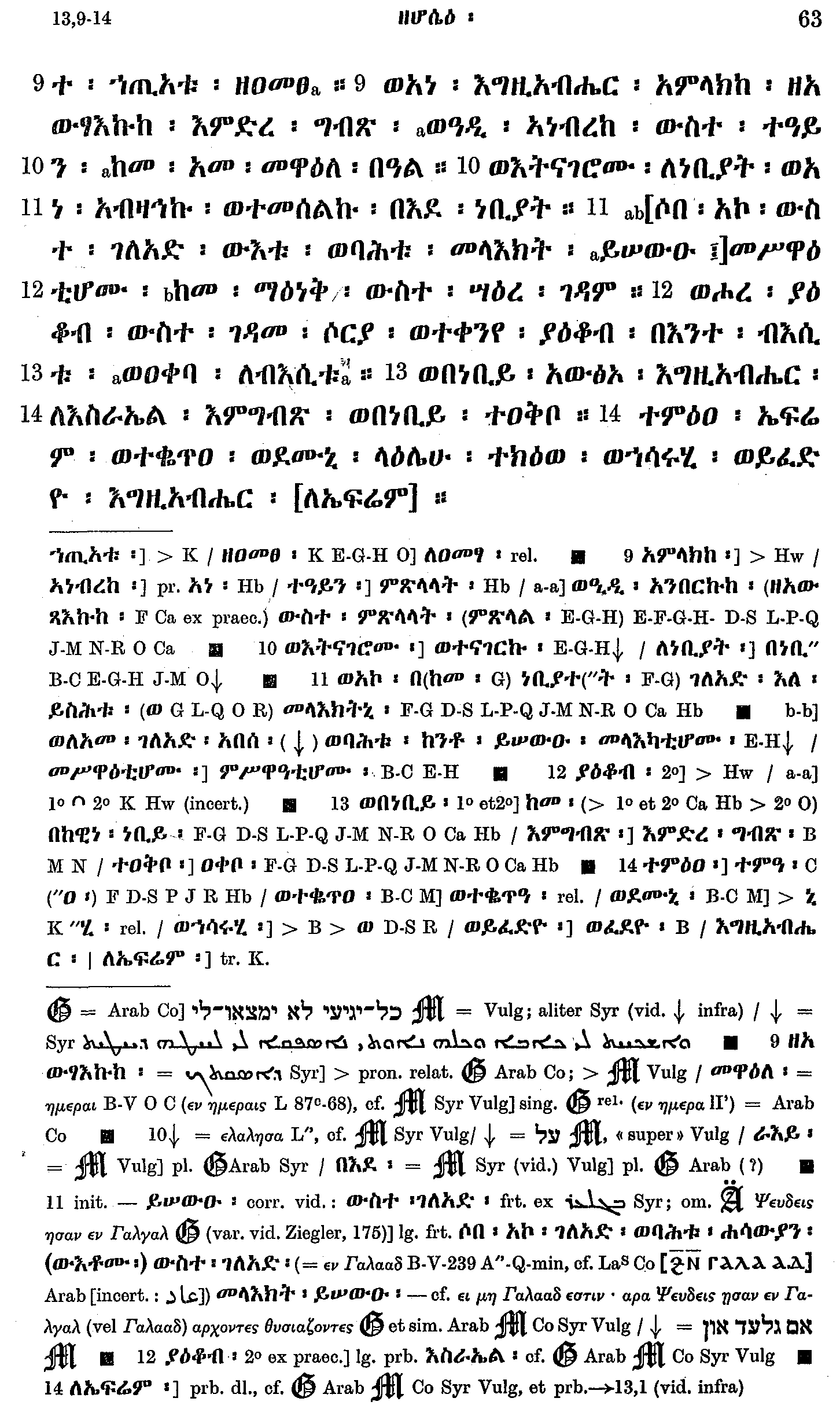 ዘሆሴዕ ነቢይ 13